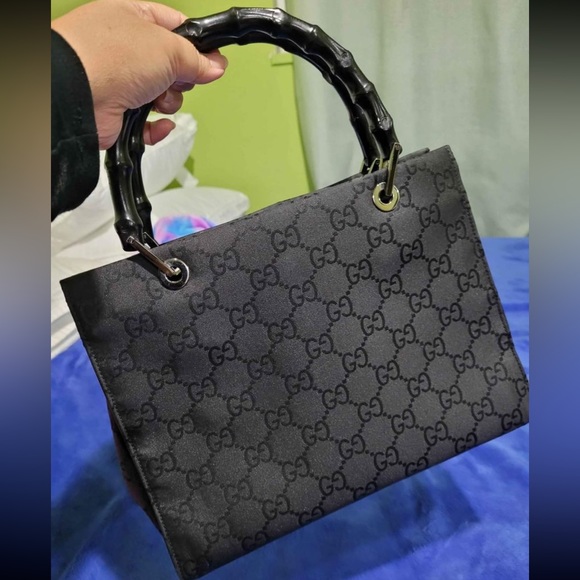 Sold🌷Authentic GG Bamboo Nylon Small Bag - Picture 2 of 9
